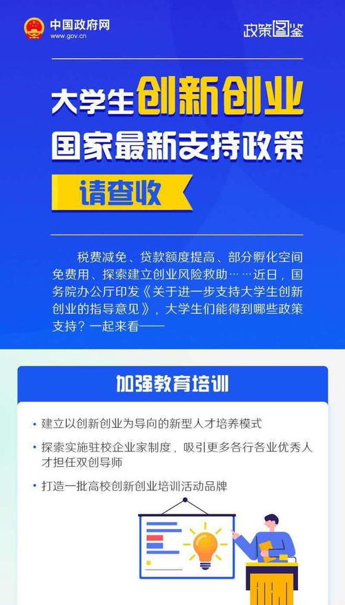 我國對大學(xué)生創(chuàng  )新創(chuàng  )業(yè)的政策,國家創(chuàng  )業(yè)創(chuàng  )新政策對大學(xué)生的影響,大學(xué)生創(chuàng  )新創(chuàng  )業(yè),國家最新支持政策