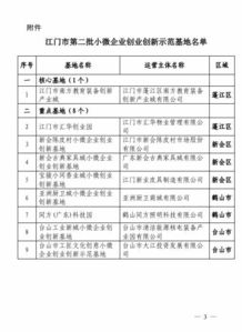 1家市級創(chuàng  )業(yè)創(chuàng  )新示范基地