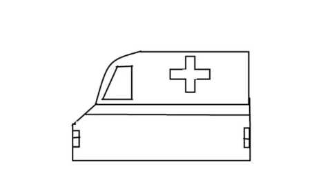 救護車(chē)的畫(huà)法 繪畫(huà),小汽車(chē)的簡(jiǎn)筆畫(huà)圖5