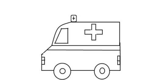 救護車(chē)的畫(huà)法 繪畫(huà),小汽車(chē)的簡(jiǎn)筆畫(huà)圖7