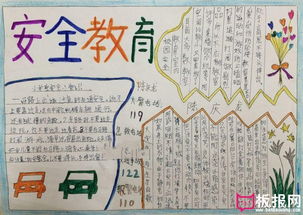 小學(xué)生安全知識手讀書(shū)抄報
