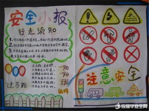 以安全知識為內容畫(huà)一幅手抄報