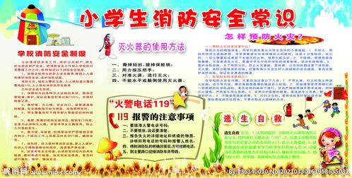 小學(xué)生防火逃生安全知識