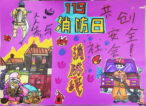 安全知識繪畫(huà)作品初中