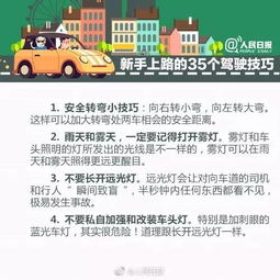 安全駕駛知識經(jīng)驗
