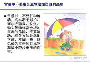 防雷雨安全知識ppt課件