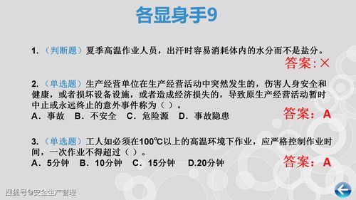 安全生產(chǎn)月安全知識競賽答案