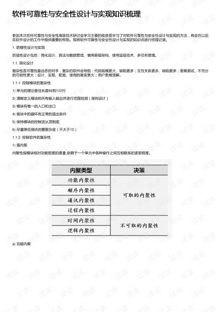 系統安全可靠性是都是需要哪些知識