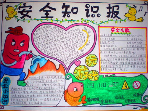 秋冬安全知識手抄報