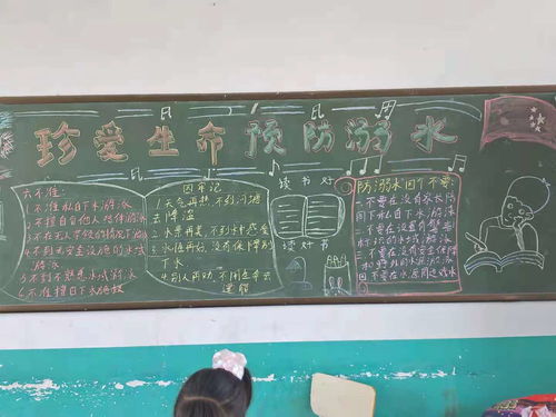 中學(xué)生黑板報防溺水安全知識