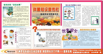 社區開(kāi)展食品安全知識宣傳信息