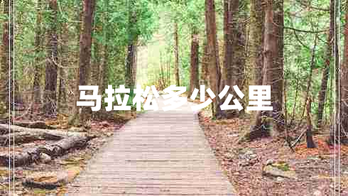 馬拉松多少公里