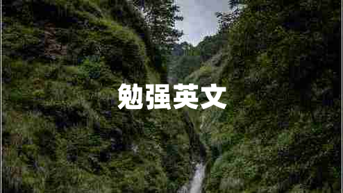 勉強英文