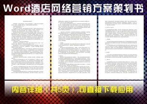 酒店網(wǎng)絡(luò )營(yíng)銷(xiāo)策劃方案
