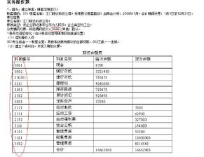 會(huì)計(jì)科目明細(xì)編碼