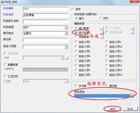 用友erp-u8會(huì )計科目設置