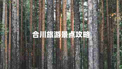 合川旅游景點(diǎn)攻略