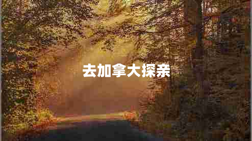 去加拿大探親