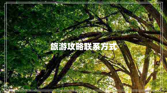 旅游攻略聯(lián)系方式