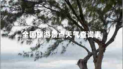 全國旅游景點(diǎn)天氣查詢(xún)表
