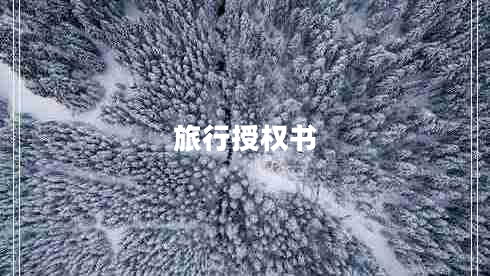 旅行授權書(shū)