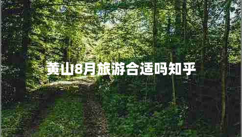 黃山8月旅游合適嗎知乎