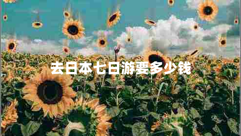 去日本七日游要多少錢(qián)
