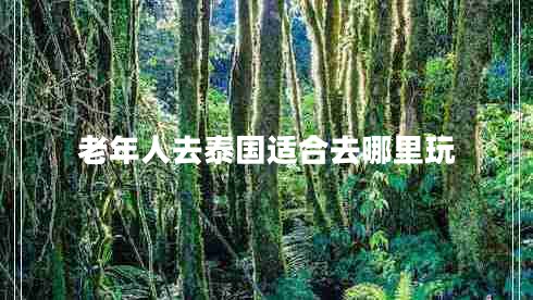 老年人去泰國適合去哪里玩