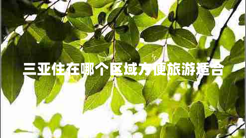 三亞住在哪個(gè)區域方便旅游適合