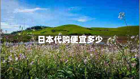 日本代購便宜多少