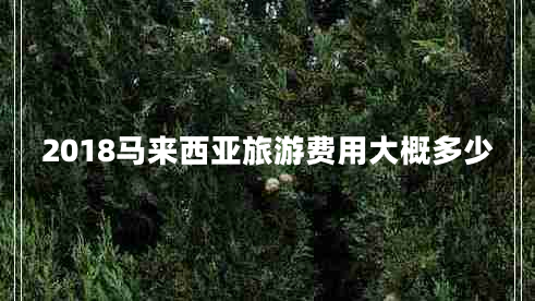 2018馬來(lái)西亞旅游費用大概多少