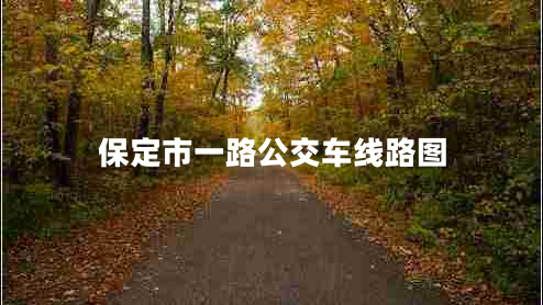 保定市一路公交車(chē)線(xiàn)路圖