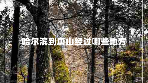 哈爾濱到唐山經(jīng)過(guò)哪些地方