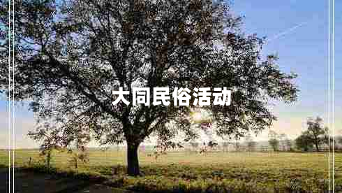 大同民俗活動(dòng)