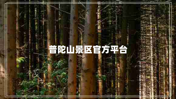 普陀山景區官方平臺