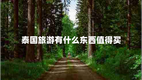 泰國旅游有什么東西值得買(mǎi)