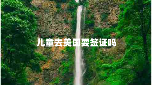 兒童去美國要簽證嗎
