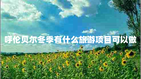 呼倫貝爾冬季有什么旅游項目可以做