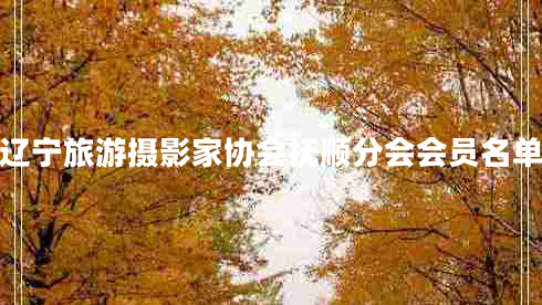 遼寧旅游攝影家協(xié)會(huì )撫順?lè )謺?huì )會(huì )員名單