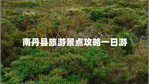 南丹縣旅游景點(diǎn)攻略一日游