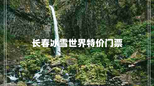長(cháng)春冰雪世界特價(jià)門(mén)票