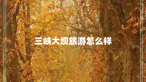 三峽大壩旅游怎么樣