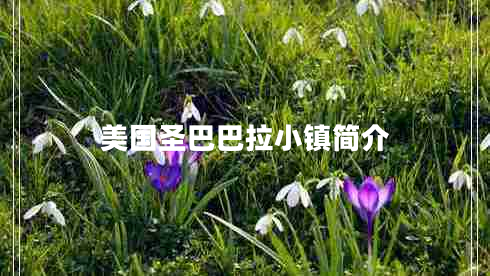美國圣巴巴拉小鎮簡(jiǎn)介