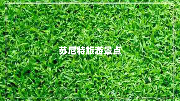 蘇尼特旅游景點(diǎn)