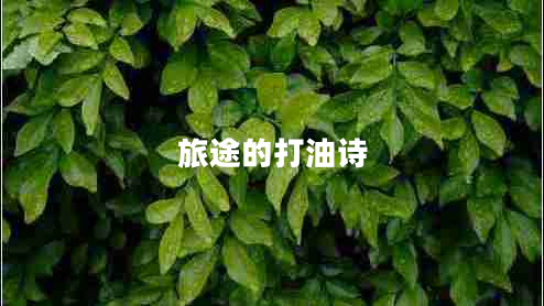 旅途的打油詩(shī)
