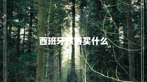 西班牙旅游買(mǎi)什么