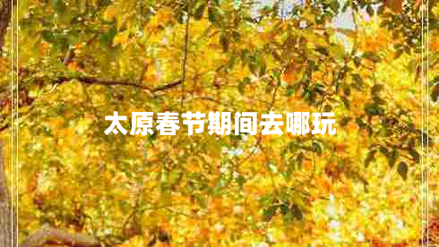 太原春節期間去哪玩