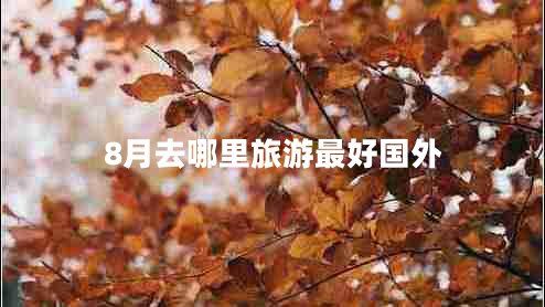 8月去哪里旅游最好國外