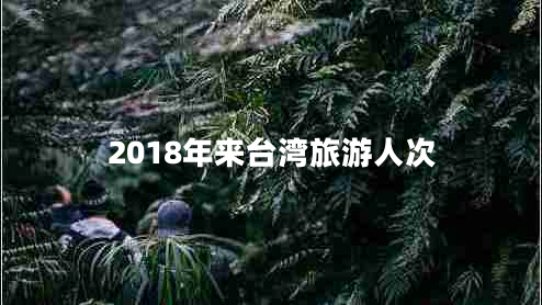 2018年來(lái)臺灣旅游人次