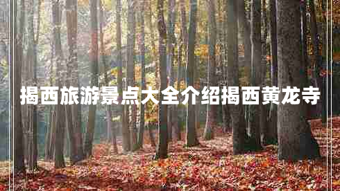 揭西旅游景點(diǎn)大全介紹揭西黃龍寺